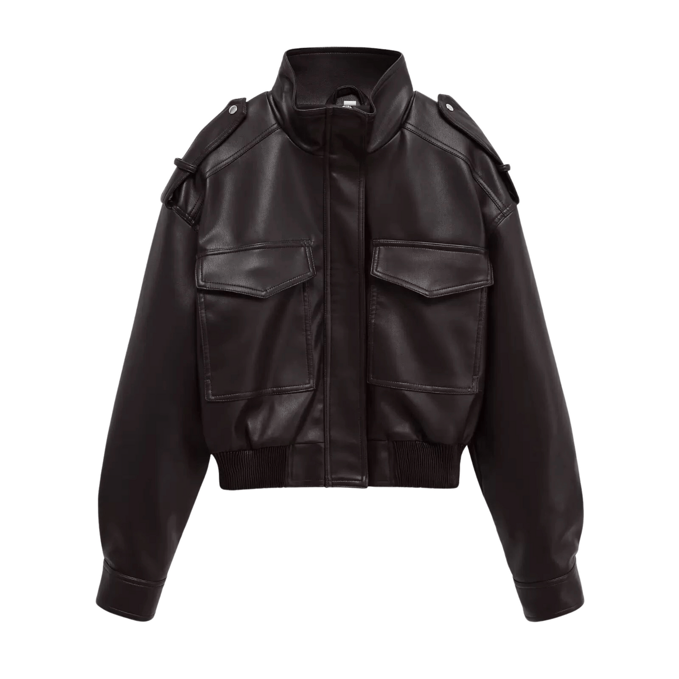 "Yara" Bomber Lederjacke