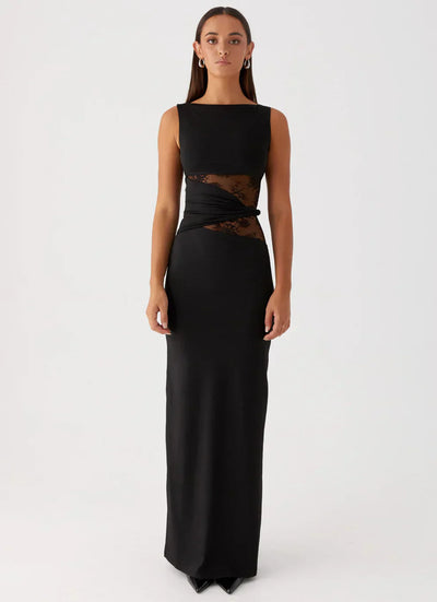 "Noire" Maxikleid