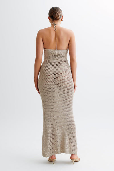 "Vaiana" Gehäkeltes Maxikleid